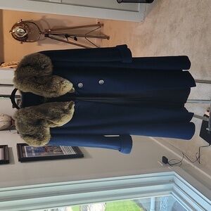 Vintage Navy Blue Coat